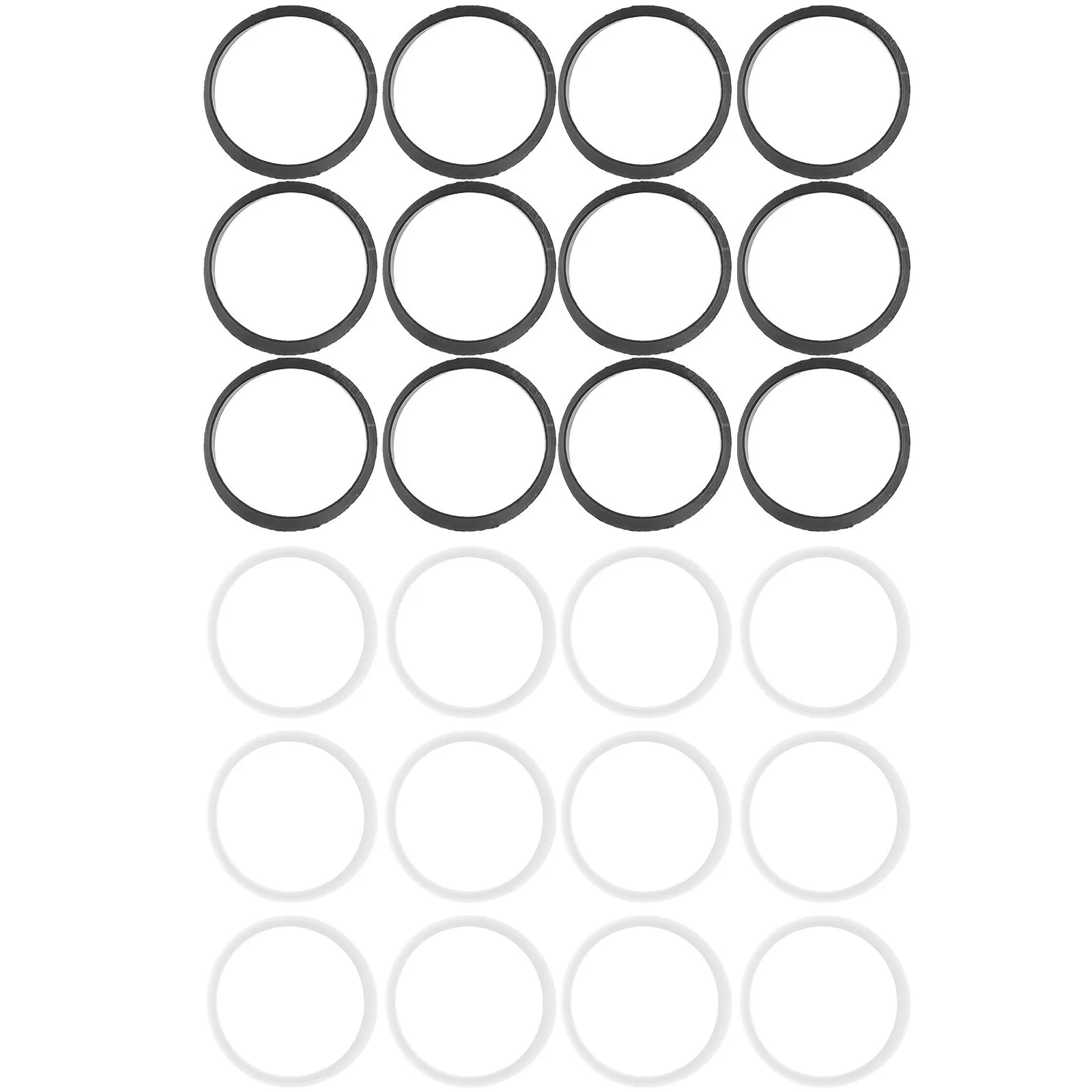 24Pcs Drain Gasket Rubber Sink Seal Tapered Shape Leak Proof Kitchen Pipe Washer Replacement Drain Gasket Sink Waste Seals