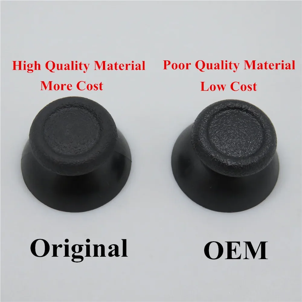 IVYUEEN 2 Pcs Originalคุณภาพสูง 3Dแบบอะนาล็อกThumbsticksสำหรับSony Dualshock 4 PS4 DS4 Controller Analog Thumb Stick Cap grips