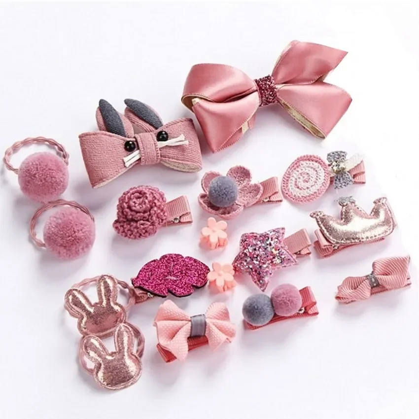 17Pcs/Lot Cute Small Dogs Bows Hair Grooming Puppy Accessories Supplies For Dogs Cat Yorkie Teddy Pets Hair Clips Puppy Dog hat