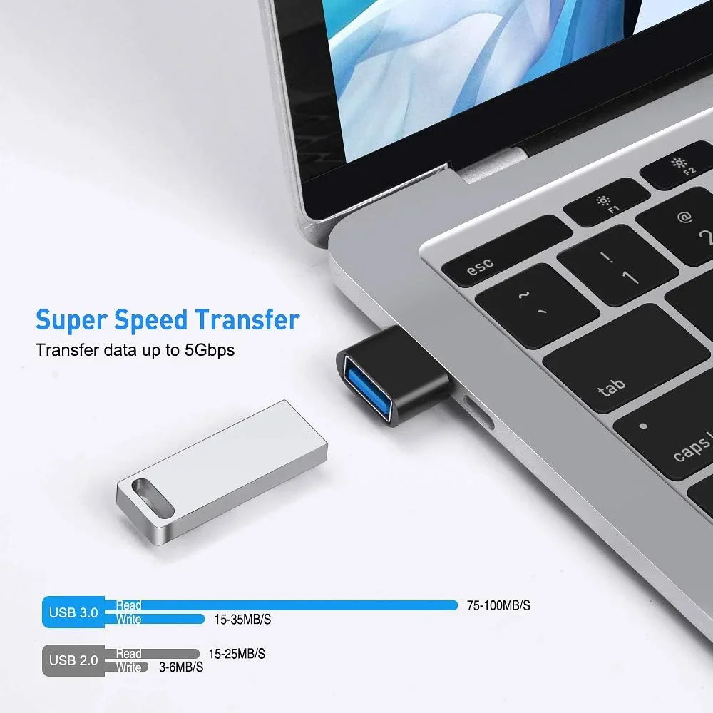Mini Type-C to USB Adapter, Type-C USB to SD, Micro SD, TF Card Reader, Memory Card, suitable for Samsung, Huawei Type-C devices view 3