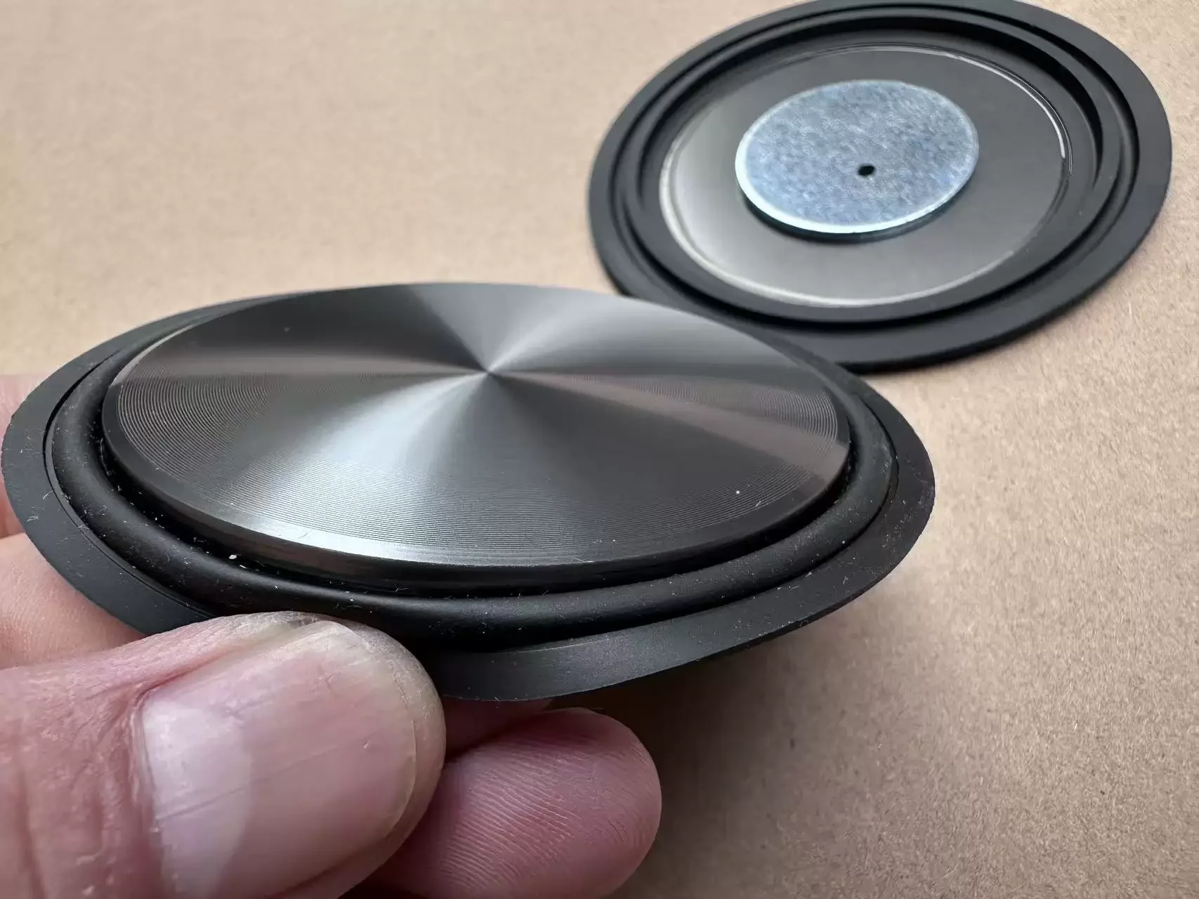 GHXAMP 84mm For Harman Kardon Classic 3Inch Metal Brushed Passive Bass Radiator – Round Diaphragm for Enhanced Bass 2PCS