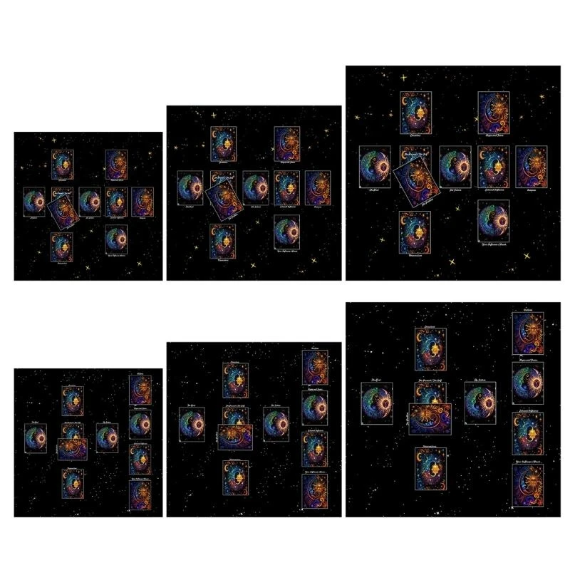 

Квадратная форма маятники дичья коврик алтарь табличка настольной игры на платковой карта