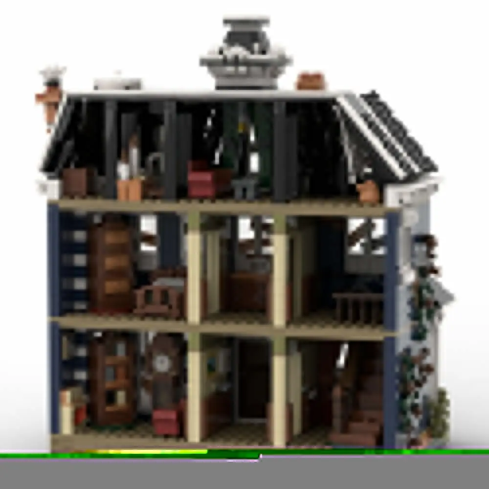 1994 Pieces MOC UCS Modular Building Mansion House Model from TV Series Building Blocks DIY  Assembling Brick Toys MOC-154943