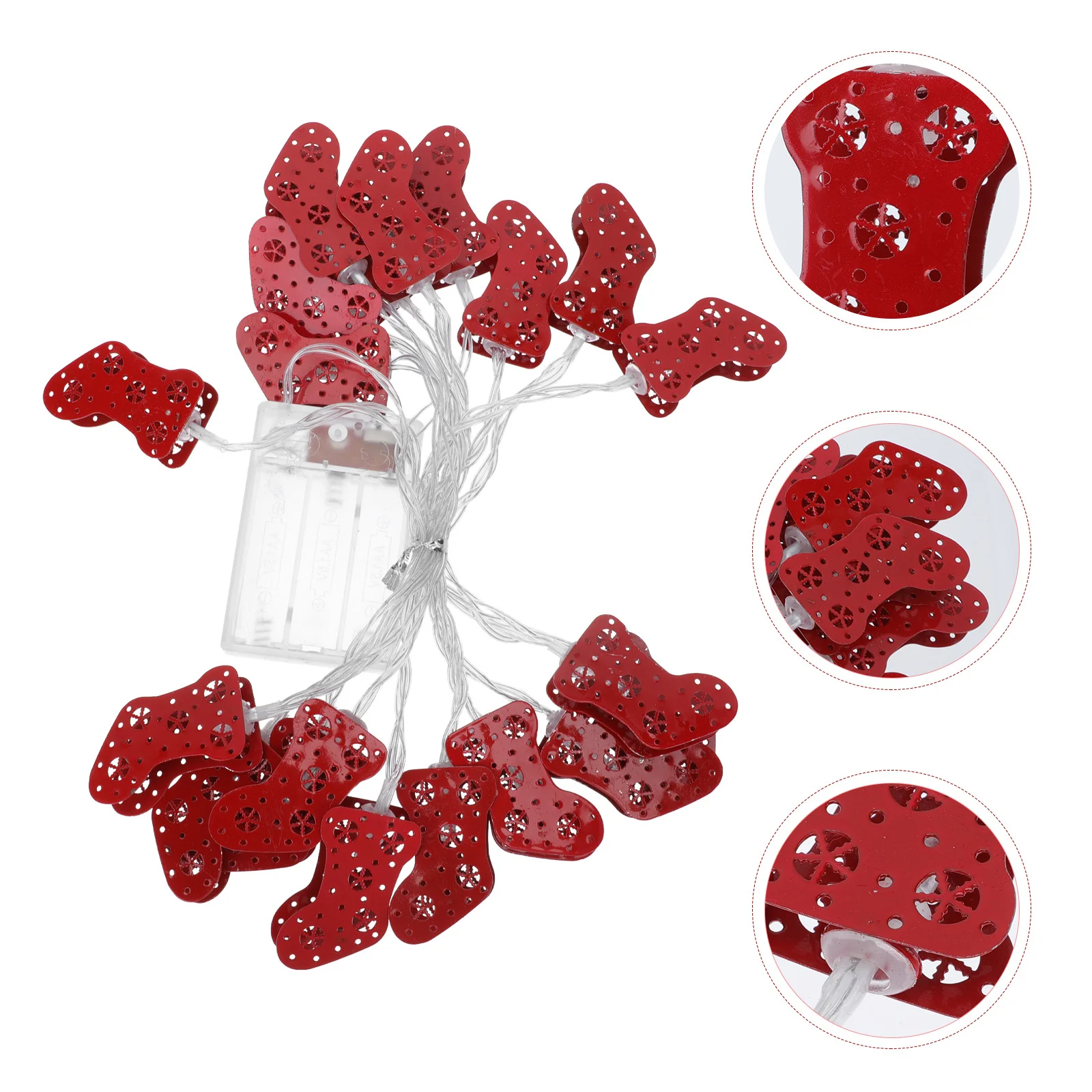 

Party Garden Light Lamp Decor Home Adornment Outdoor Xmas Red Prop