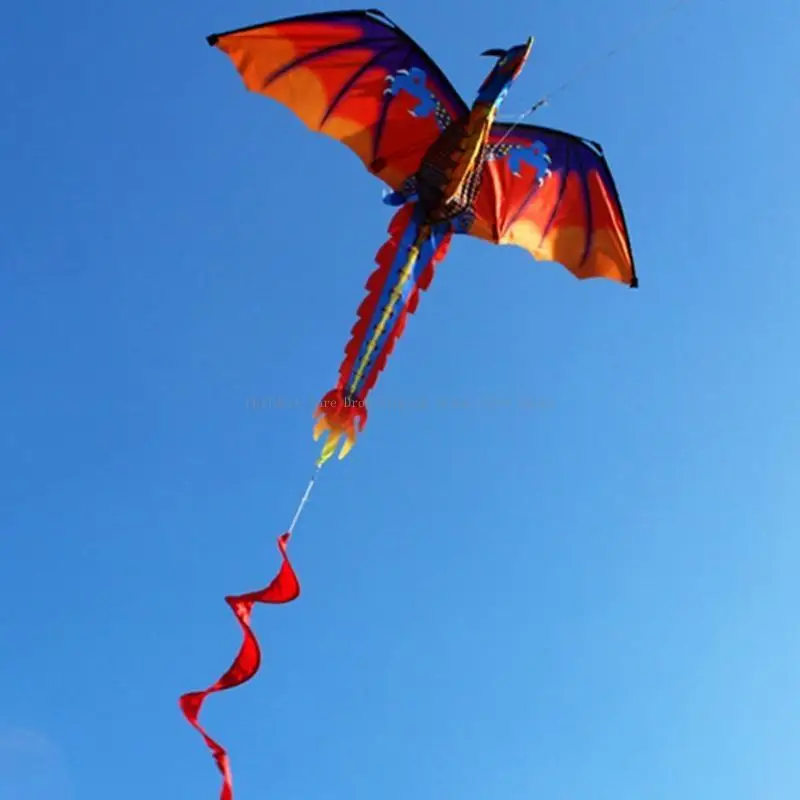 Cometa dinosaurio para w/ string kids aire libre playa para jugar en familia