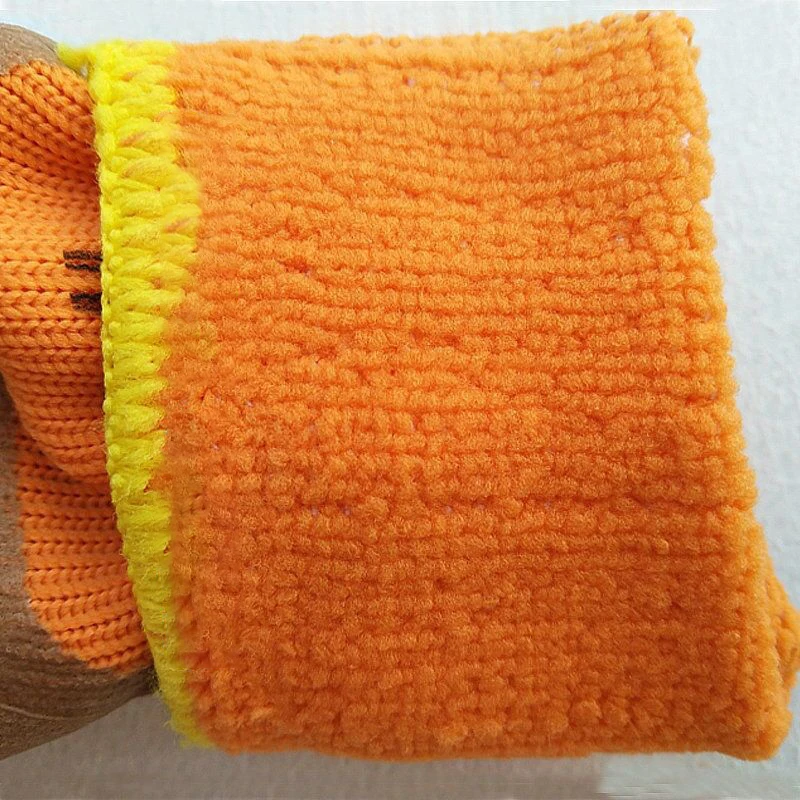 1 Pairs Work Gloves For PU Palm Coating Safety Protective Glove Nitrile Professional Safety Suppliers Thickened And Warm