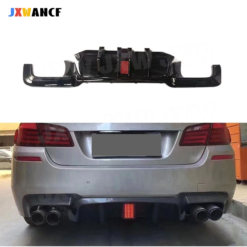 

JXWANCF задний бампер, диффузор, спойлер для BMW 5 серии F10 M5 2011-2016, задний бампер, диффузор, расширение сплиттеров