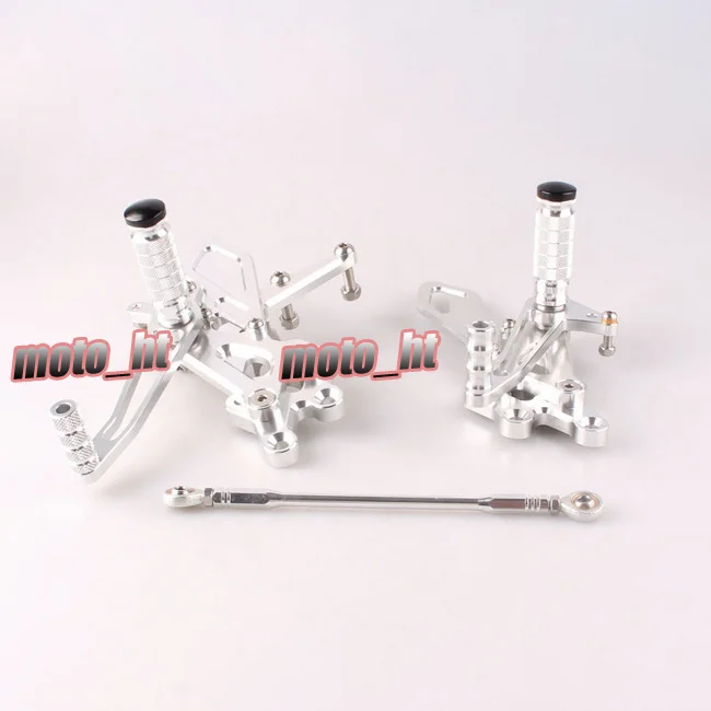 

Adjustable Motorcycle Rearset Rear Set Footpeg Footrest Foot Pegs Rest Aluminum For Kawasaki Ninja ZX10R 2004 2005