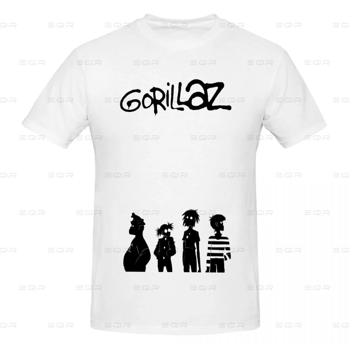 Cool Music Band Gorillaz Skateboard 1 Men's round neck Oversized T-shirt,ins style,Tee shirt Novelty all the year round Gift