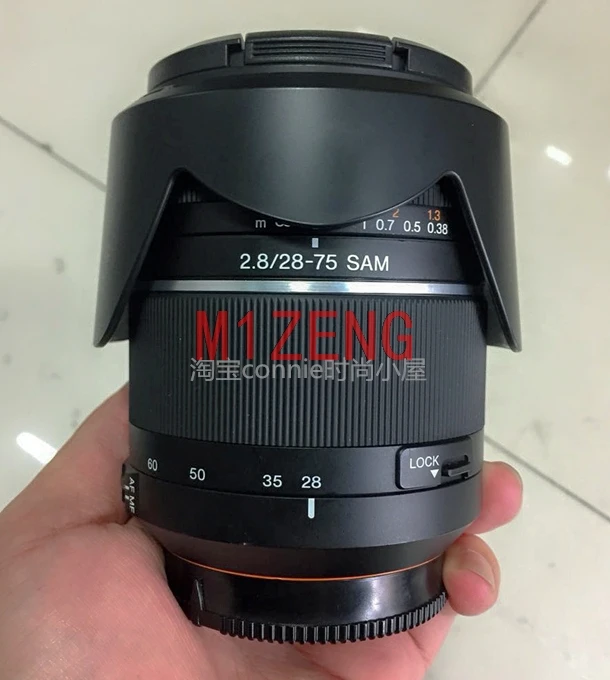 غطاء غطاء لعدسة الكاميرا ، زهرة بتلة عكسي ، حامل سوني مينولتا ، إطار كامل ، 28-75 AF ، F2.8 ، سام ، 67