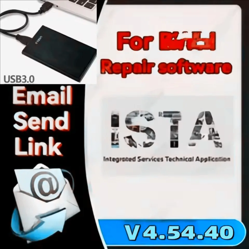 

Hot For B-M-W ISTA 4.54.40 plus full diagnostic software HDD car program pc history map Circuit diagram Parts