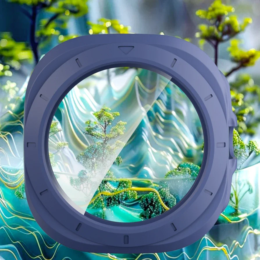 Vidro e Case para Samsung Galaxy Watch, Acessórios iWatch, Capa Protetora de Tela, 7 Ultra, 47mm