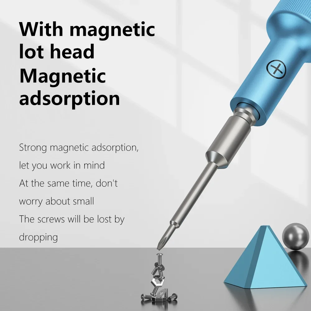 MaAnt MY-905 Precision Screwdriver Set S2 with Magnetic Bit for IPhone Android Phone Repair Internal Screws Disassembly Tool