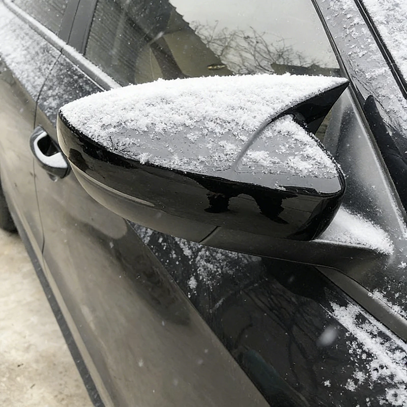 For Volkswagen VW Polo 2010-2016 With Indicator Model Rearview Mirror Cover Sticker Trim Decorative Car Styling Accessories