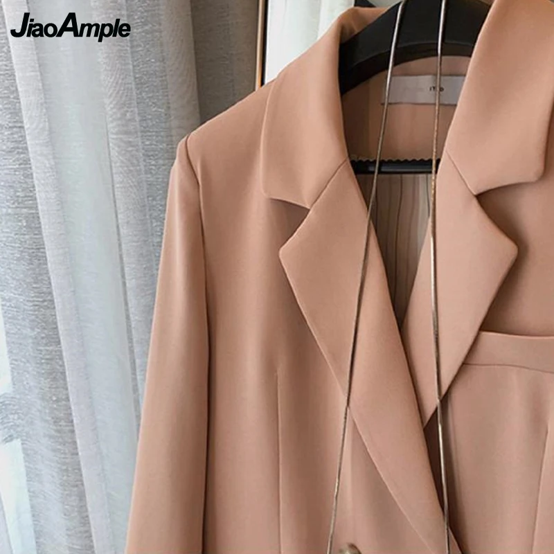 Women's 2022 Spring Autumn Suit Coats Office Lady Solid Working Jacket Korean Fashion Elegant Clothing Female New Streetwear