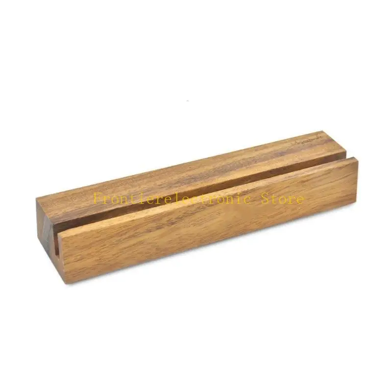 G8DB For LP Vinyl Record Album Phonograph Vintage Playing Heavy Wooden Display Stand Wooden Display Stand