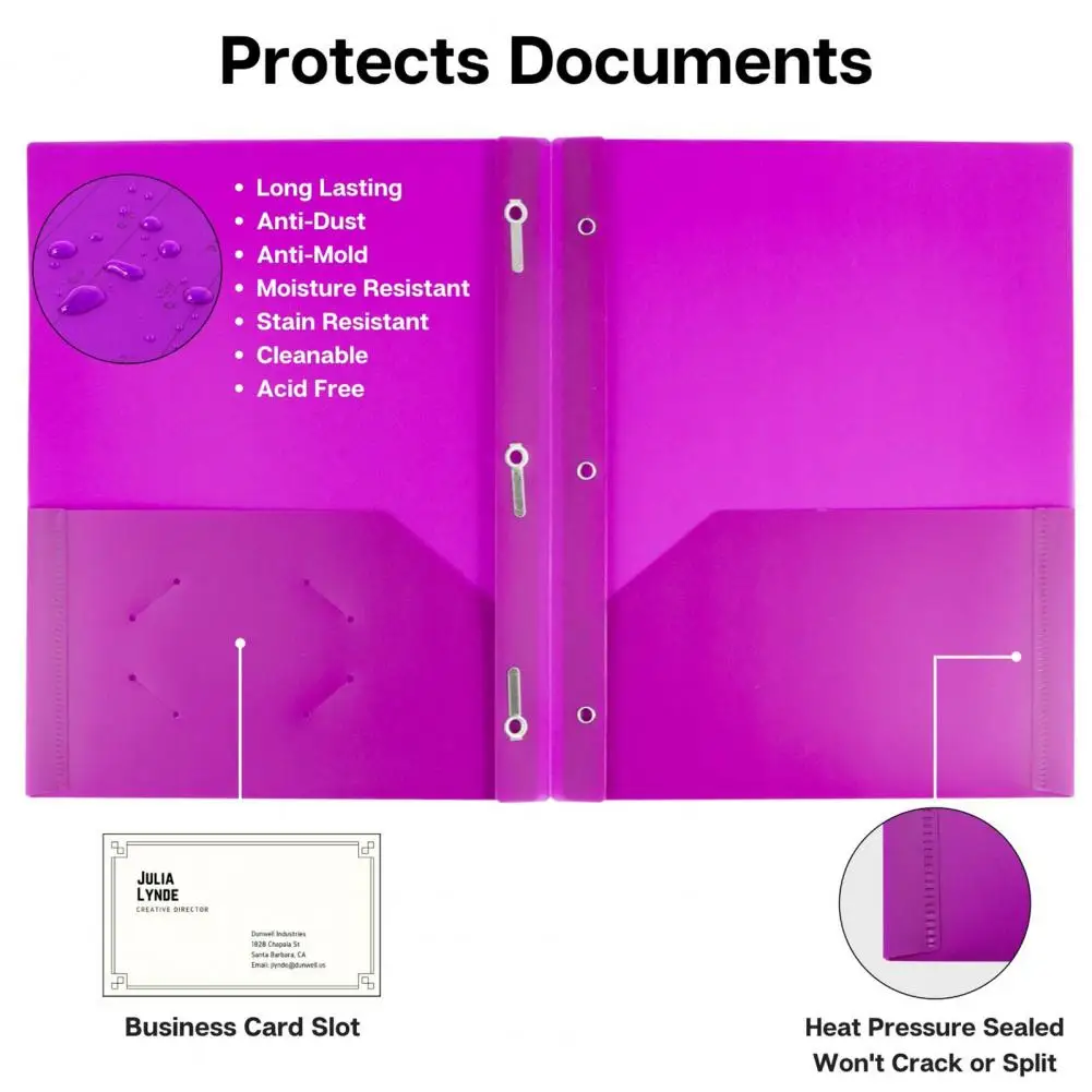 Pastas Plásticas para Documentos, Porta Documentos, Versátil, Elegante, Organizar, Armazenar, Escritório
