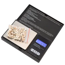 200g x 0.01g High-Precision Digital Scale - Backlit LCD Mini Jewelry & Kitchen Gram Scale, Portable Pocket Weight Balance (1pc)