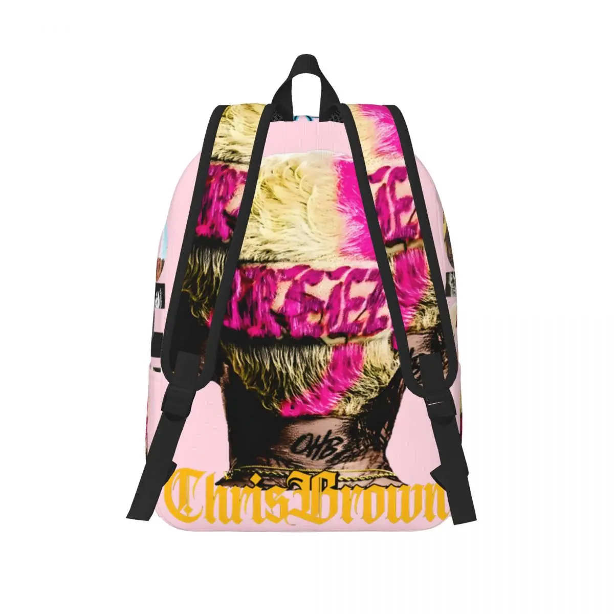 Sac de rangement grande capacité pour femme, sac de jardin d'enfants, cadeau de retour à l'école, utilisation pour les touristes, travail de bureau, école, Chris Brown, 11 Tour, 2024