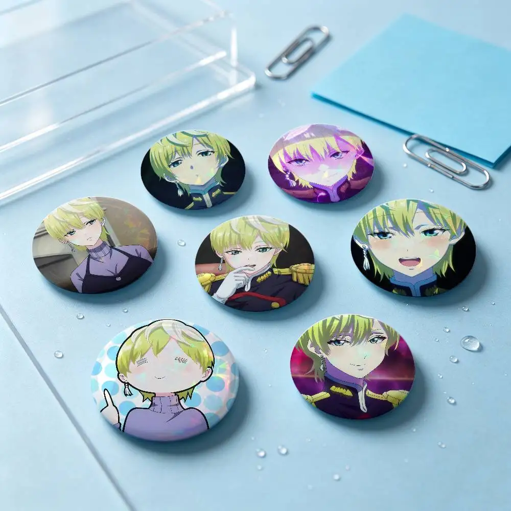Tenka Izumo Anime Figure Badges 25 32 44 58 75 Mm Round Cosplay Pin Bag Decor Fans Collect Friends Gifts Brooch Souvenir