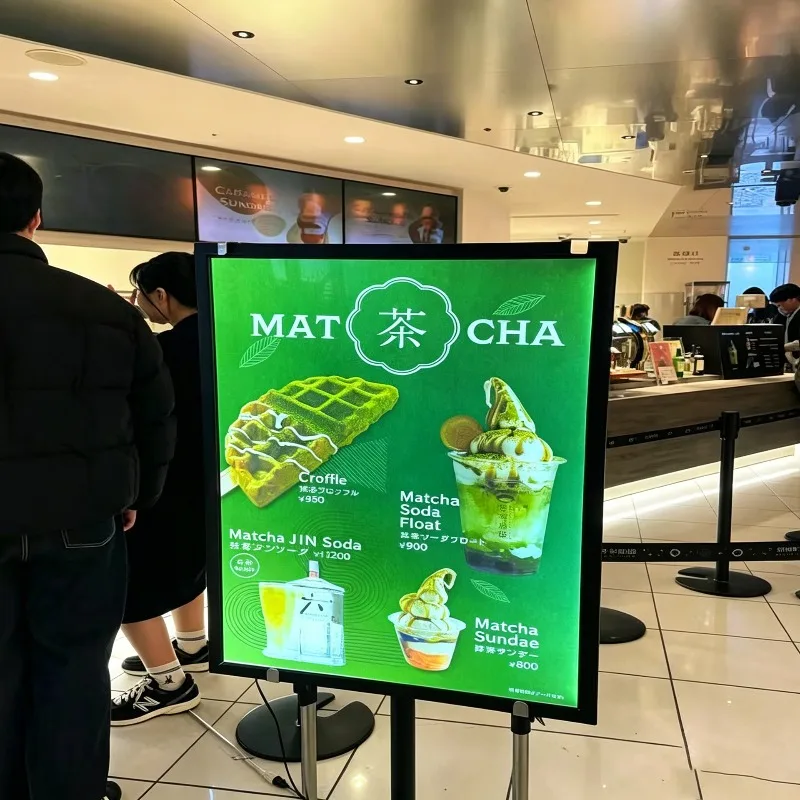 Deposit-New aluminum alloy ultra-thin advertising light box Magnetic light box