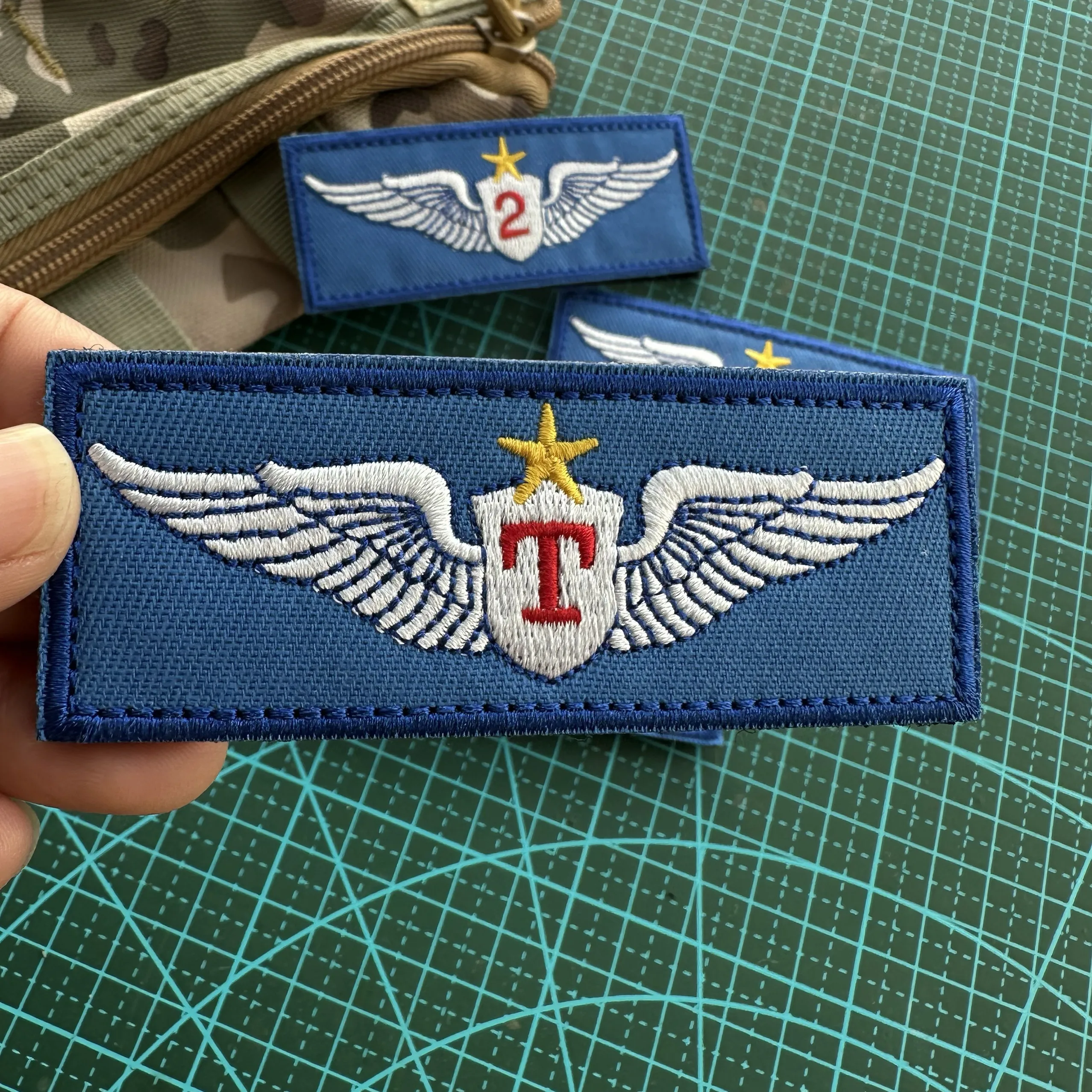 Blue Wings Aviation Embroidered Patch product image