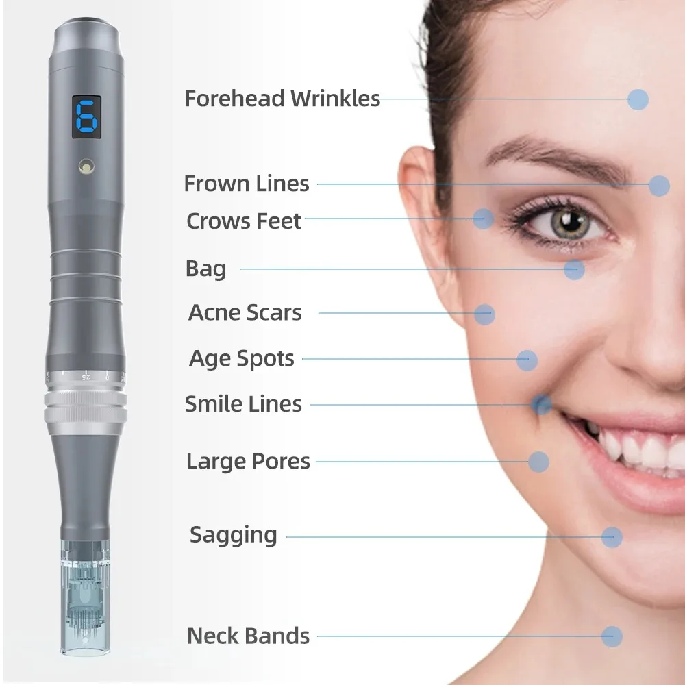 Dr.pen Ultima M8 Professional Microneedling Pen Microneedle Derma Auto Pen mesotherapy Skin Care Tool With 30pcs Cartridges