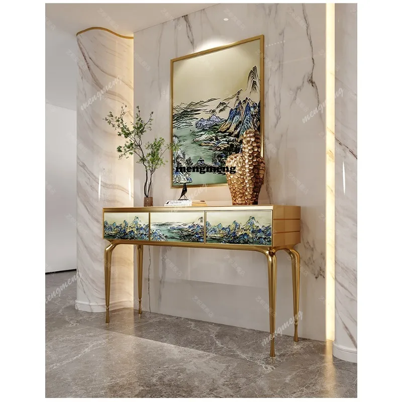 Advanced sense entrance table entry door is facing the designer art design entrance cabinet