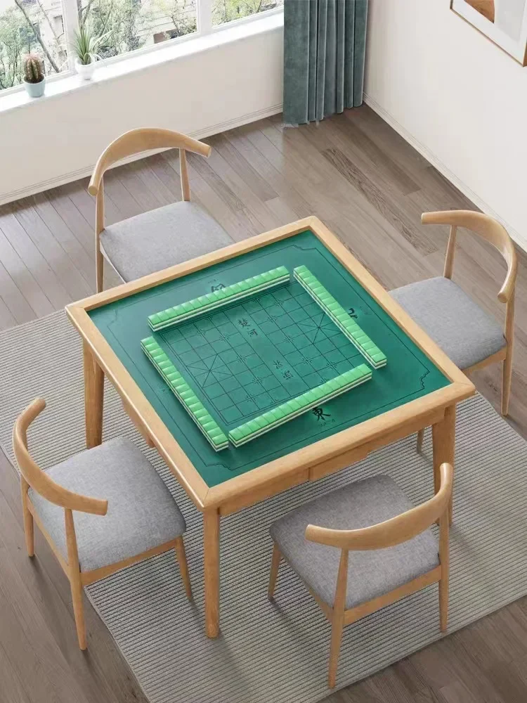 High Quality Solid Wood Manual Table, Household Dining Table, Multifunctional Elderly Activity Room, Nursing Home Chess And Car