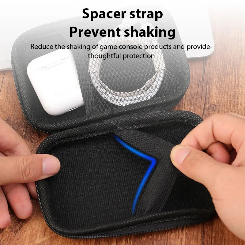 Custodia protettiva per console di gioco rigida in EVA per custodia per cavo dati per auricolari R36S Accessorio di gioco Pellicola protettiva per console R36S