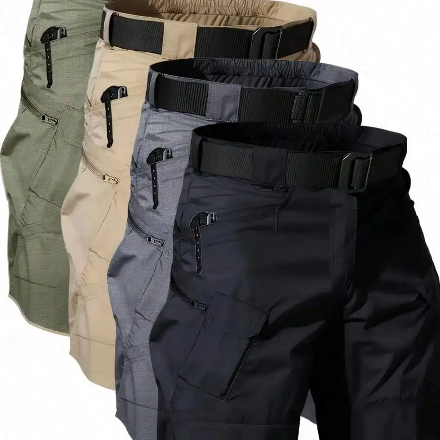 

Mens Cargo Shorts With Multiple Pockets For Hiking Outdoor Camping Fishing Work Casual Wear