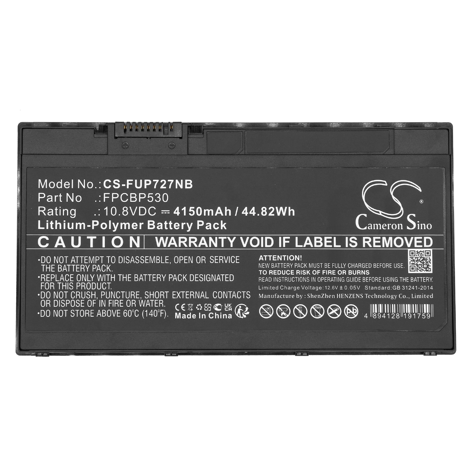 

Li-Polymer Notebook, Laptop Battery for Fujitsu,10.8v,4150mAh,LifeBook U727 LifeBook P727,FPCBP530 FPB0337S FPCBP528 FMVNBP245