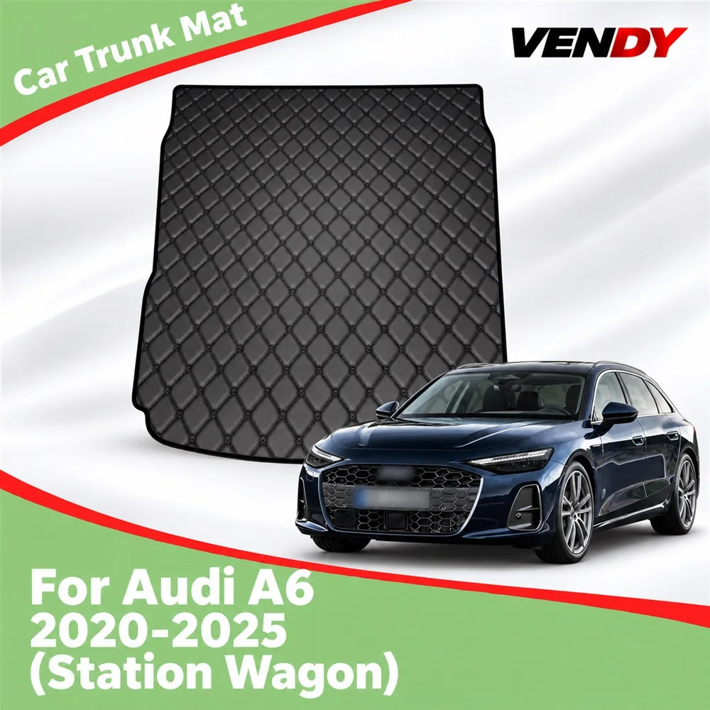 Car Trunk Mat Fit For Audi A6 2020 2021 2022 2023 2024 2025 Station Wagon Trunk Carpets Pads Auto Interior Accessories