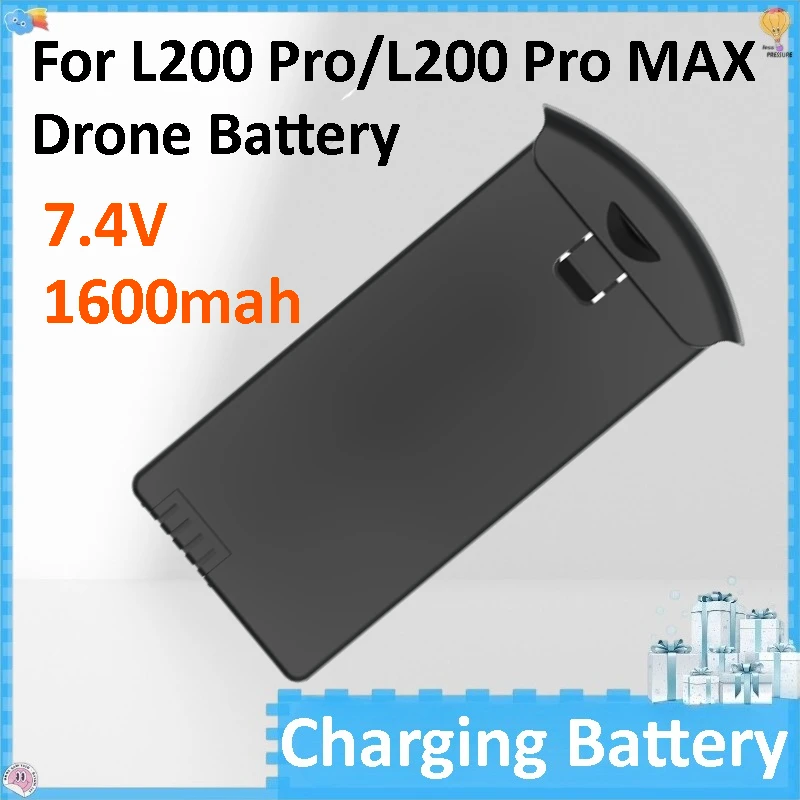 

L200 Pro/L200 Pro MAX Drone Battery 7.4V 1600mAh Battery For Drone L200 Pró Max Bateria