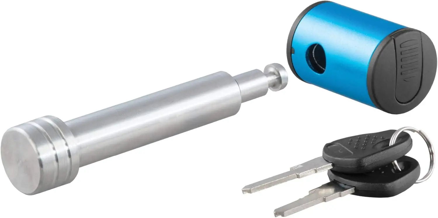 

23502 Right-Angle Stainless Steel Trailer Hitch Lock, 5/8-Inch Pin Diameter, Fits 2-Inch Receiver