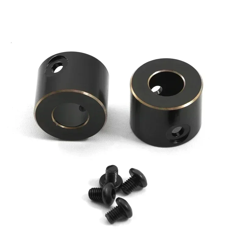 Black Coating Brass Rear Axle Tube Cap for Axial SCX10 PRO 1/10 RC Crawler Car Upgrade Parts Accessories