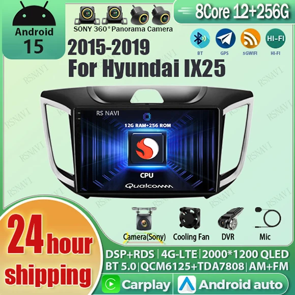 Android 15 Car Radi…