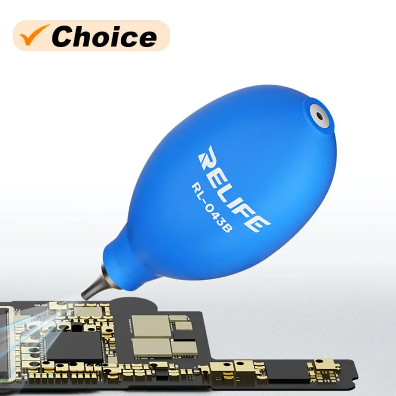 RELIFE RL-043B Powerful Dust Blower Airflow Cleaning Tool for Phone Repair Camera Lens Computer Keyboard Dust Removal Tool