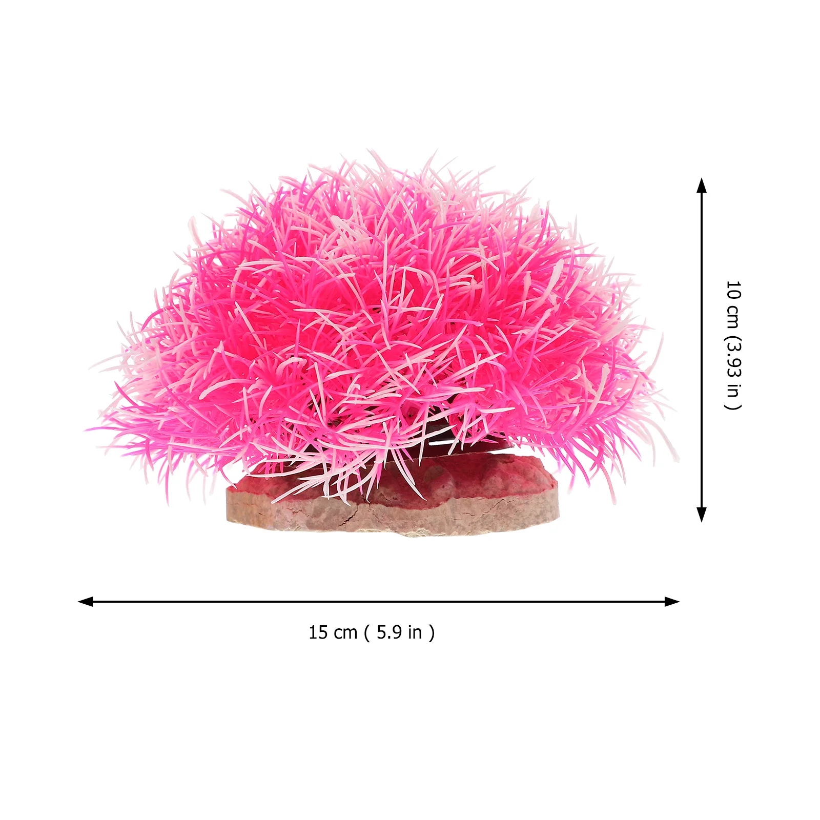 

Artificial Aquarium Plants Realistic Fish Tank Decorations Lightweight Compact Plastic L scape Simulated Grass Ball Home Decors
