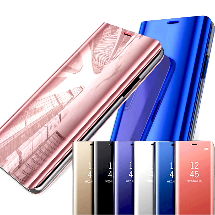 

Luxury Smart Mirror Case For Xiaomi Mi 12T Pro 13 11T 10T Pro 8 10 13 12 11 Lite 5G NE 12X 12S Leather Flip Stand Phone Cover