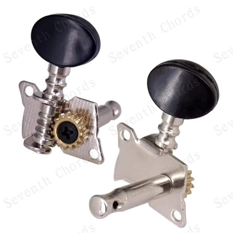 Wooden Folk Acoustic Guitar Tuning Pegs Knob Twist Upwinding Chord Alignment Axis Open Single Hole For Guitar Parts