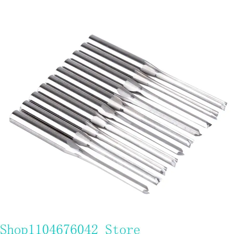 

5asd 3.175mm Engraving Router Bits Milling Cutter 1/8 Inch Shank Slot Cutter for Milling Engraver Carving Bits