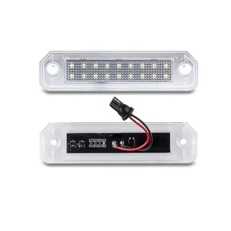 

2pcs for Honda Civic EJ EG EK CR-X Del Sol Integra SJ EK3 Error Free 3W 12V White SMD 18 LED Number License Plate Lights Lamps