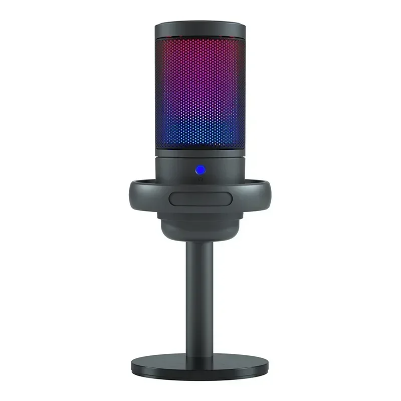 

USB Microphone for Recording and Streaming on PC and Mac,Headphone Output and Touch-Mute Button RGB Hypercardioid Microphone