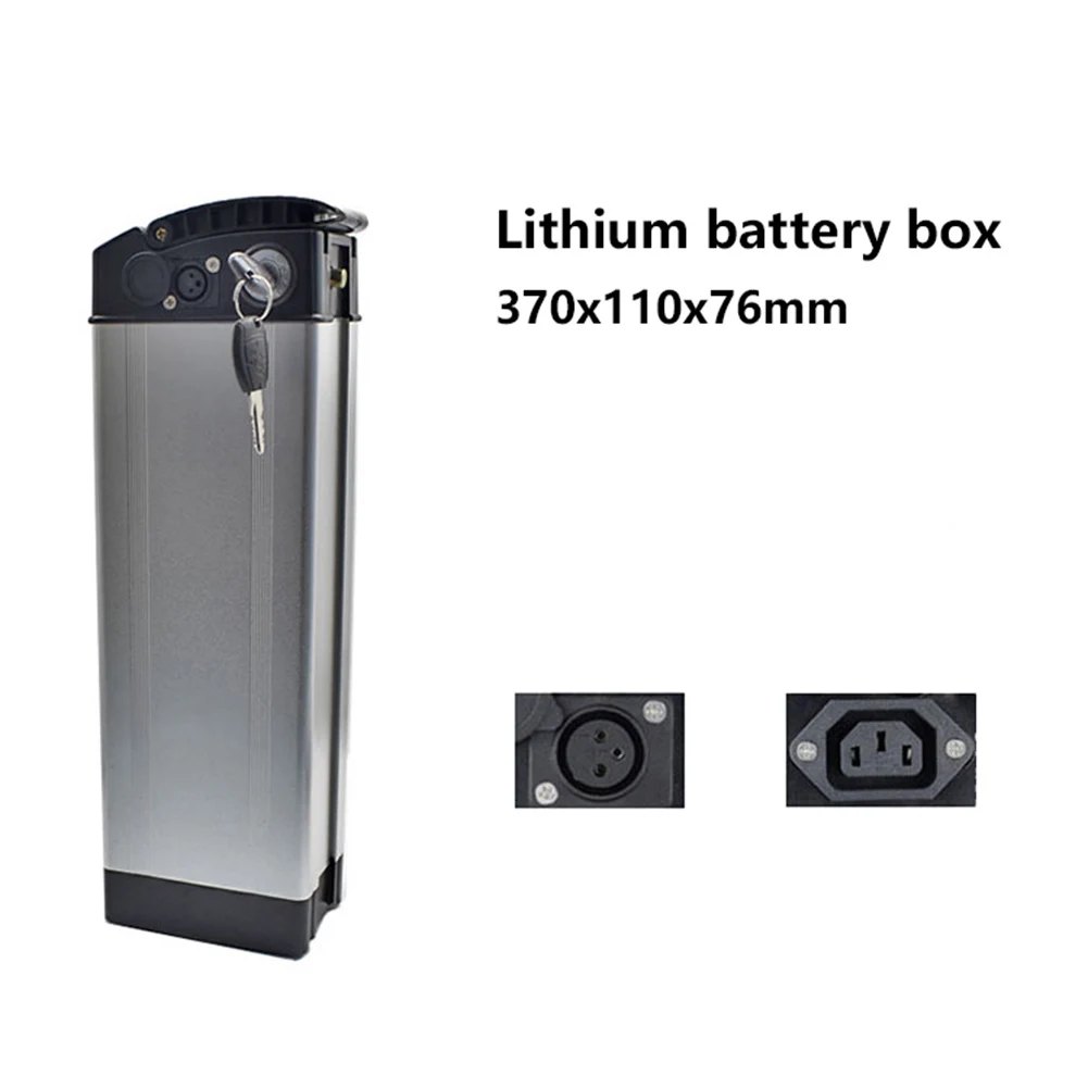 Bicycle Components 1 Battery Box 2 Keys Case ONLY For Folding Electric Vehicles 850g For 1865o Lithium Battery