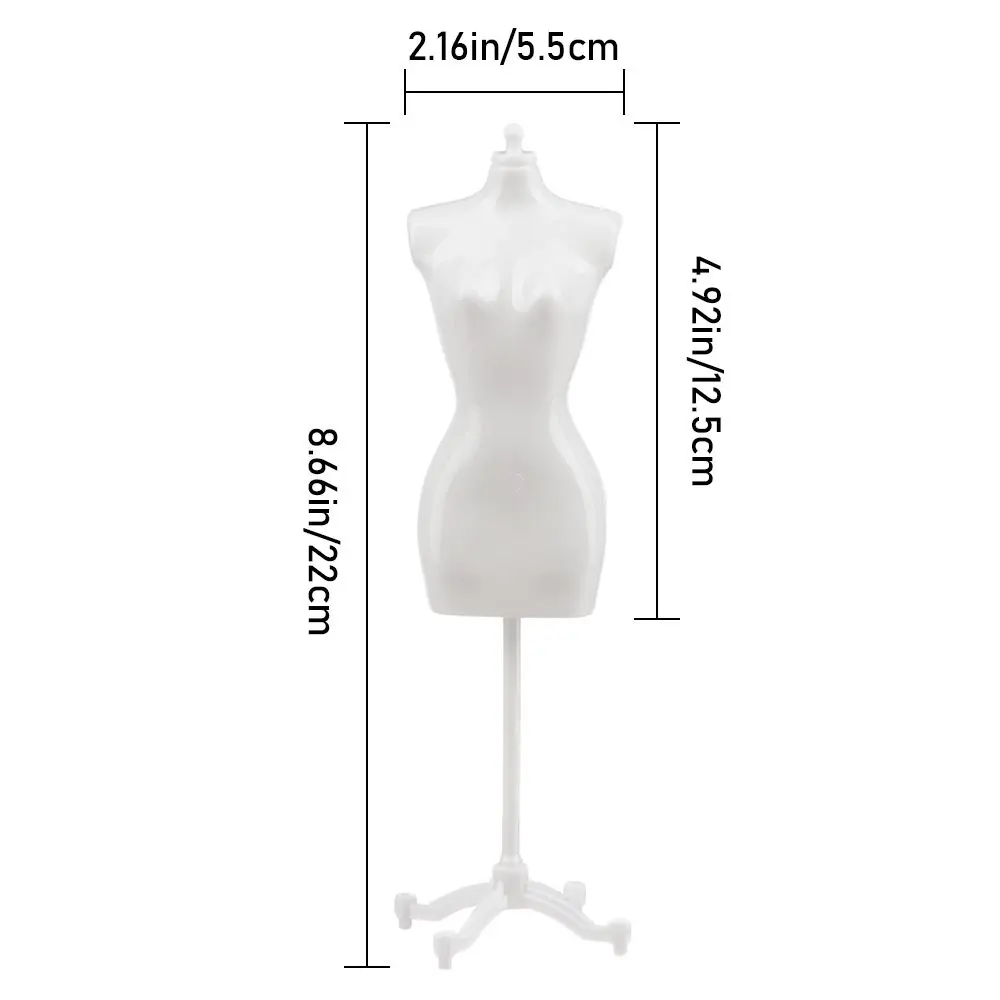 22 سنتيمتر ل عارضة أزياء نموذج النساء الملابس فستان حامل عرض موقف الملحقات #5