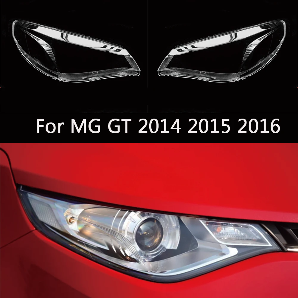 

Car Front Headlight Glass Headlamp Transparent Lampshade Lamp Shell Auto Lens Cover Lampcover Caps For MG GT 2014 2015 2016