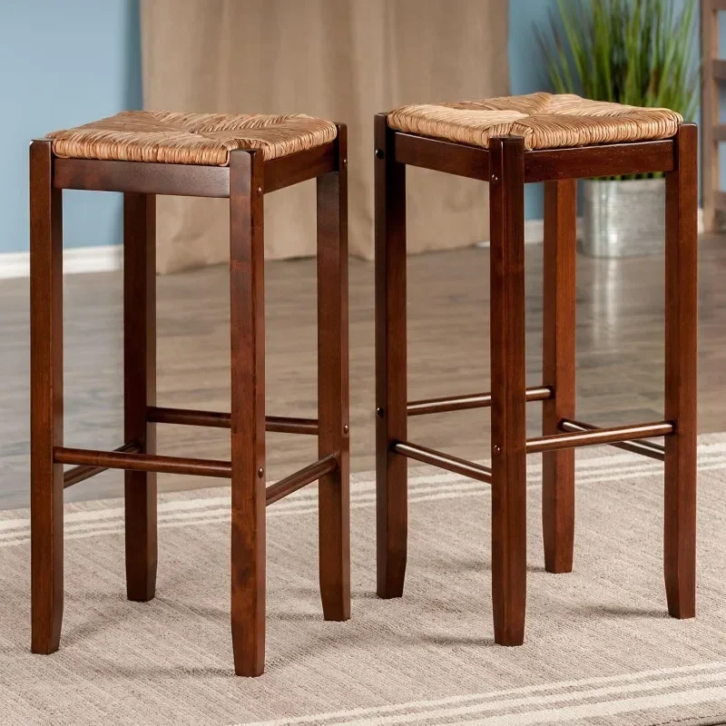 

Bar Stools Rush Seat Kaden Set,29"