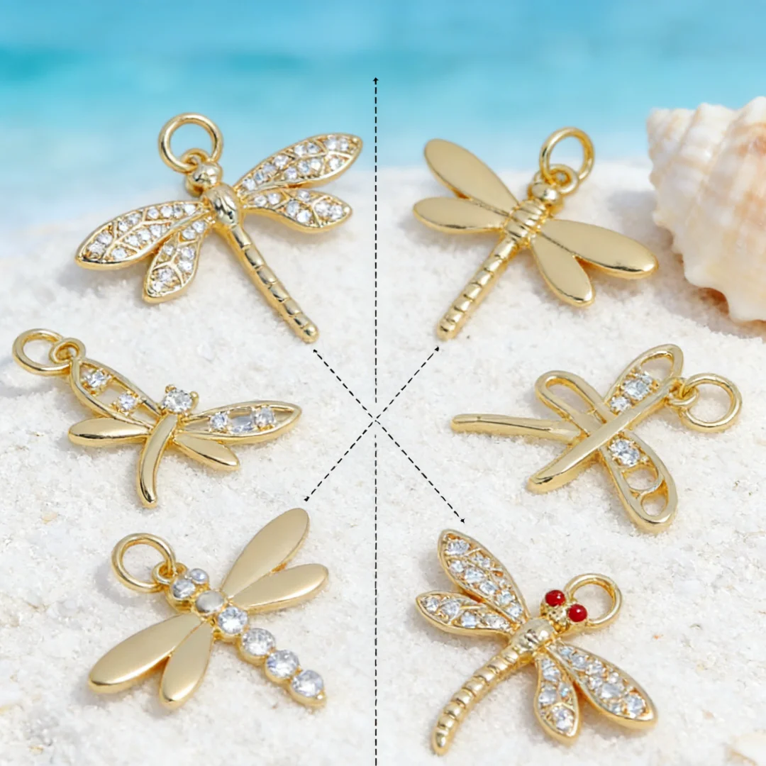 

Набор из 4 подвесок-бабочек из латуни с кубическим цирконием для изготовления ювелирных изделий, ожерелий, браслетов, модный подарок для женщин и мужчин