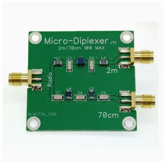 Filtro duplex Micro - Diplexer 10W V/U 2m 70cm